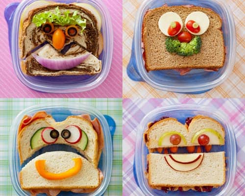 4 versierde boterhammen - tip voor als je kind niet wilt eten 4 versierde boterhammen - tip voor als je kind niet wilt eten
