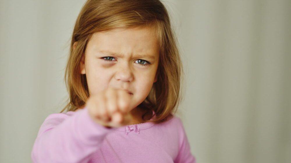 Boos meisje - Agressief gedrag bij een kind van 4 jaar