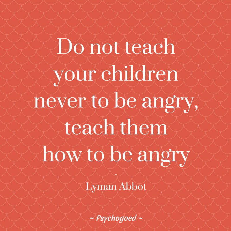 Boosheid en driftbuien bij peuters Do not teach your child never to be angry teach them how to be angry