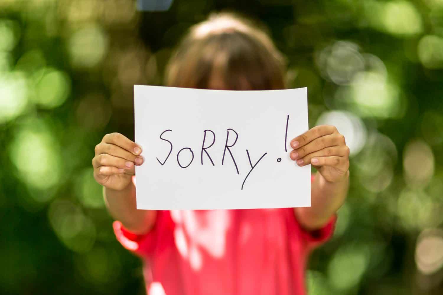 What To Say When You Are Sorry